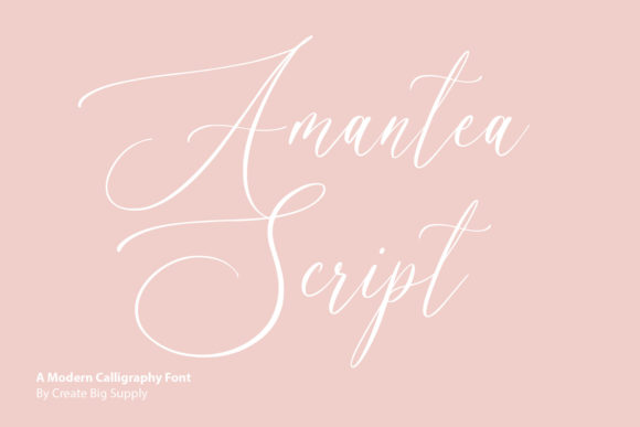 Amantea Script: Where Modern Elegance Meets Creative Flexibility