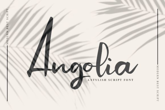 Angolia Script: The Delicate Handwritten Font That Brings Ideas to Life