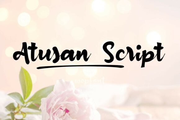 Atusan Script: The Handwritten Font for Authentic Connection