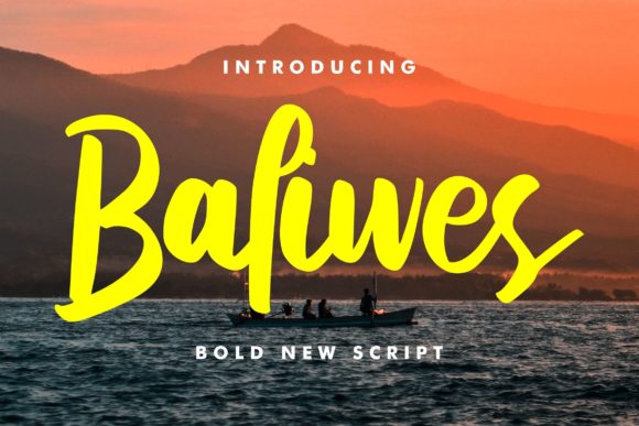 Baliwes Script: Adding Luxury Spark to Your Designs