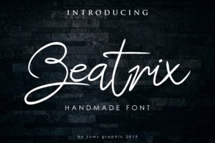 Beatrix Script: Bringing Authentic Handwritten Style to Your Designs