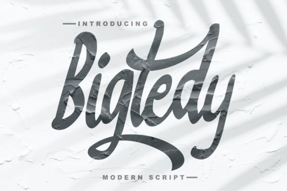 Bigtedy Script: Adding a Handwritten Touch to Your Designs