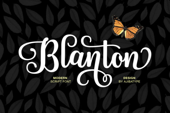 Blanton Script: Crafting Elegance in Every Letter