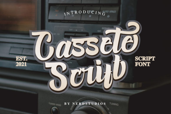 Cassete Script: A Bold Handwritten Font for Modern Design