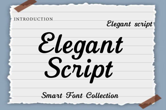 Elegant Script: A Font for Timeless, Refined Design