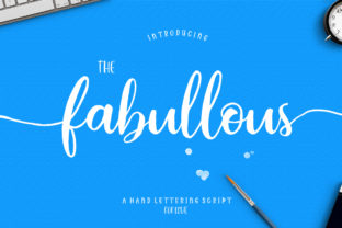 Fabullous Script: The Bold Handwritten Font for Authentic Design