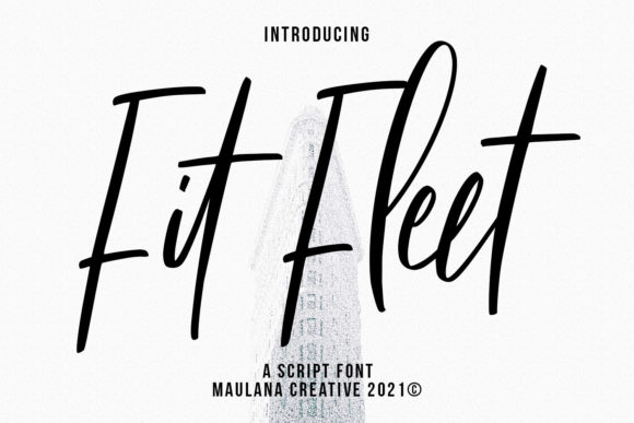 Fit Fleet Script: A Refreshing Take on Modern Script Fonts