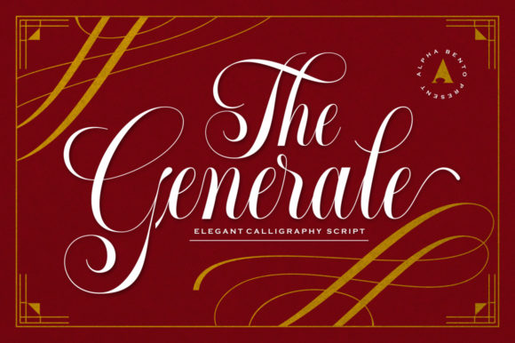 Generale Script: A Modern Calligraphy Font for Distinctive Brands