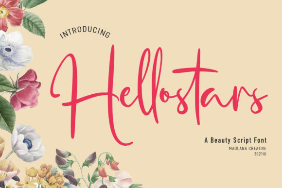 Hellostars Script: A Playful Font for Your Creative Projects