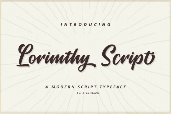 Lorimthy Script: Handcrafted Elegance for Modern Brands