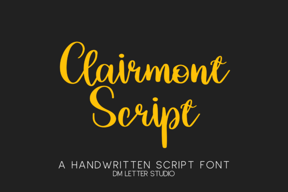 Meet Clairmont Script: The Elegant Script Font for Timeless Branding
