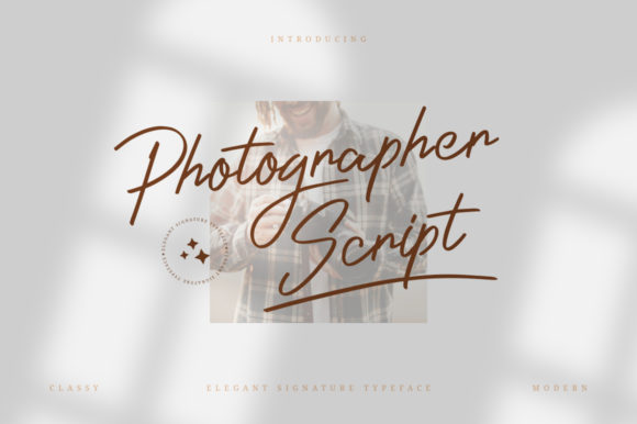 Photographer Script: A Font That Feels Like a Personal Note