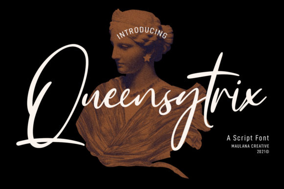 Queensytrix Signature Script: A Font That Dances with Your Ideas