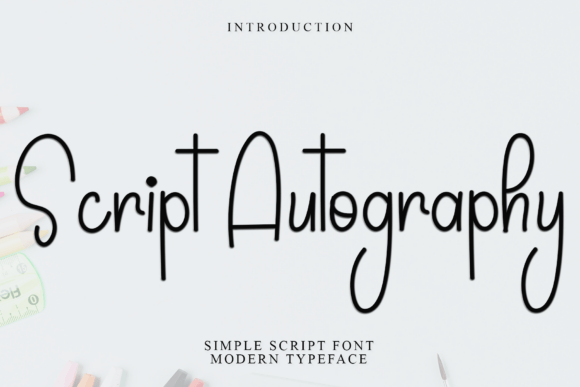 Script Autography: The Art of a Refined Monoline Signature
